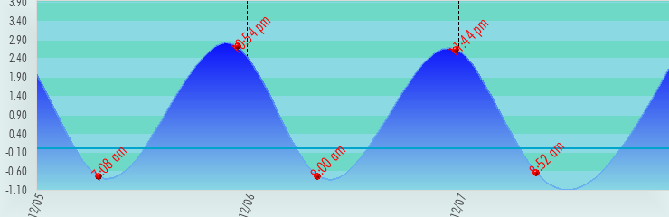 Cortez, FL Tides for the Next 36 Hours