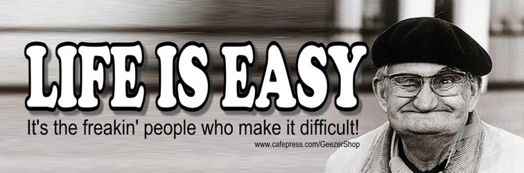 Old Geezer Bumper Stickers