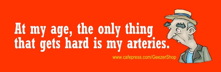 Old Geezer Bumper Stickers