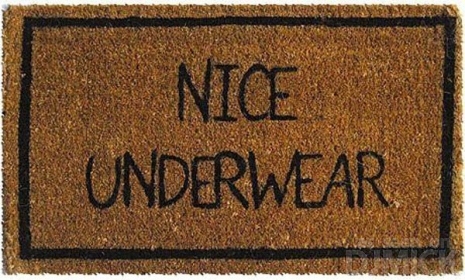 Nice Underwear Doormat
