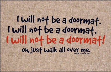 Not a Doormat Doormat