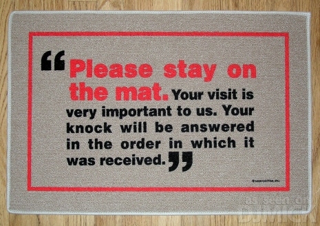 On Hold Doormat