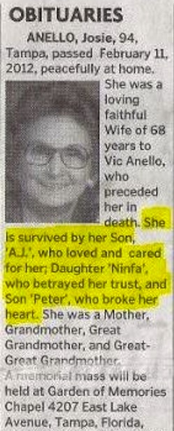 Passive Aggressive Obituary