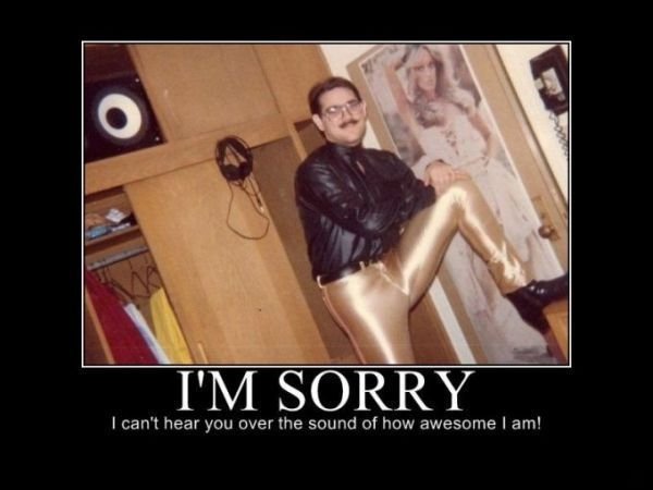 I'm Sorry Motivational Poster