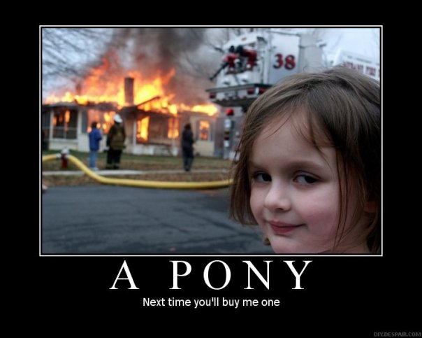 Pony Motivational Poster